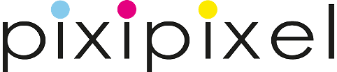 Pixipixel logo white copy